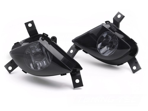 LAMPY PRZECIWMGIELNE HALOGENY SMOKE BMW SERII 3 E90/E91 LCI 09-11