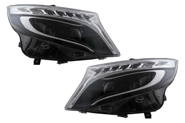 LAMPY REFLEKTORY PRZEDNIE LED MERCEDES KLASY V W447 VITO (2014-2017)