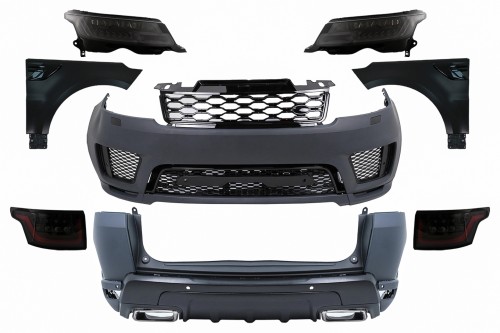 BODY KIT ZDERZAK PRZEDNI TYLNY RANGE ROVER SPORT L494 13-17 FACELIFT LOOK