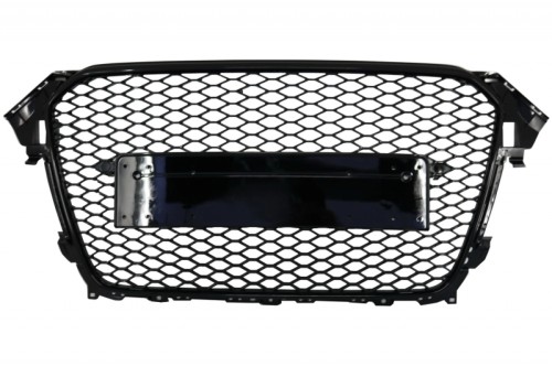 GRILL ATRAPA CHŁODNICY Z OSŁONAMI LAMP AUDI A4 B8 12-15 RS LOOK