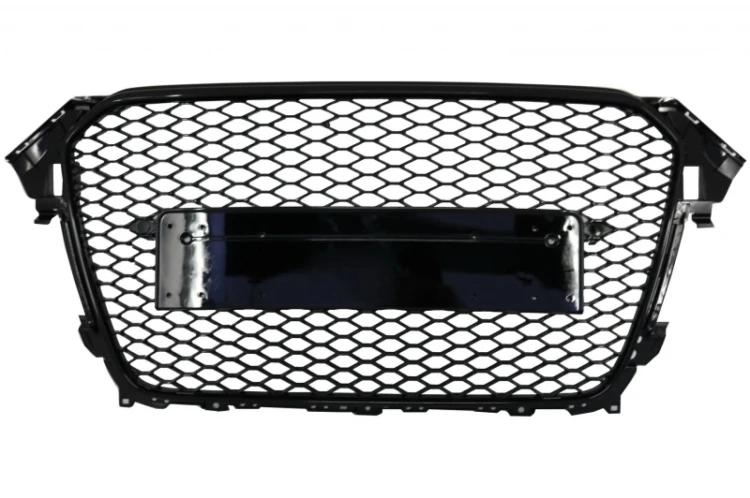 GRILL ATRAPA CHŁODNICY Z OSŁONAMI LAMP AUDI A4 B8 12-15 RS LOOK