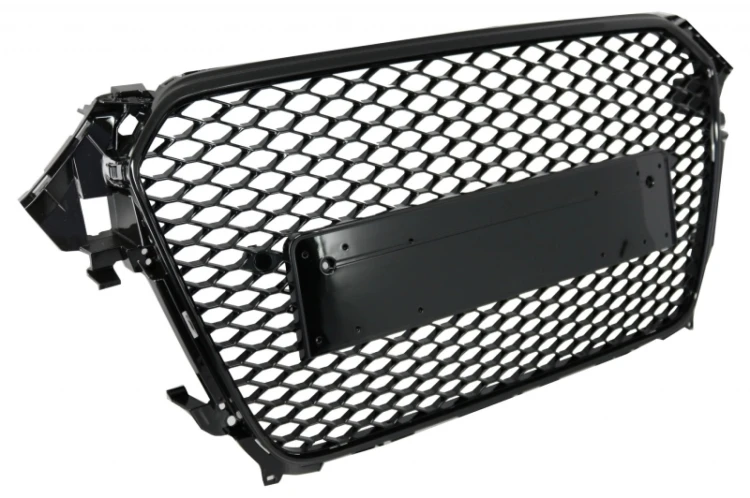 GRILL ATRAPA CHŁODNICY Z OSŁONAMI LAMP AUDI A4 B8 12-15 RS LOOK