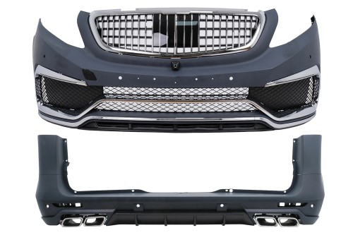 BODY KIT ZDERZAK PRZEDNI TYLNY MERCEDES V KLASA W447 14-19 MAYBACH LOOK