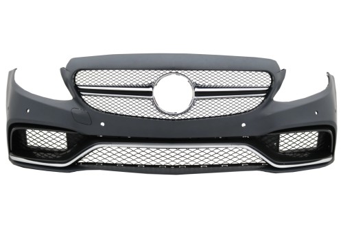 BODY KIT ZDERZAK PRZEDNI TYLNY PROGI MERCEDES C W205 SEDAN 14-18 C63 LOOK