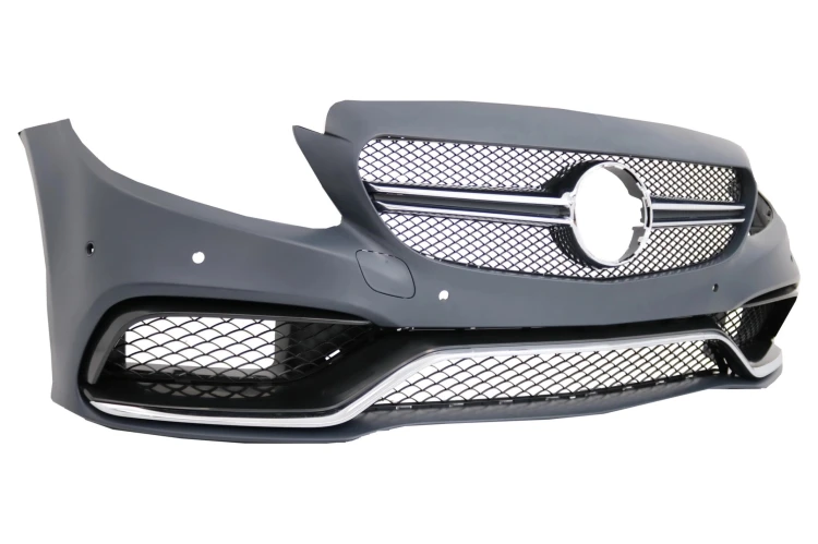 BODY KIT ZDERZAK PRZEDNI TYLNY PROGI MERCEDES C W205 SEDAN 14-18 C63 LOOK
