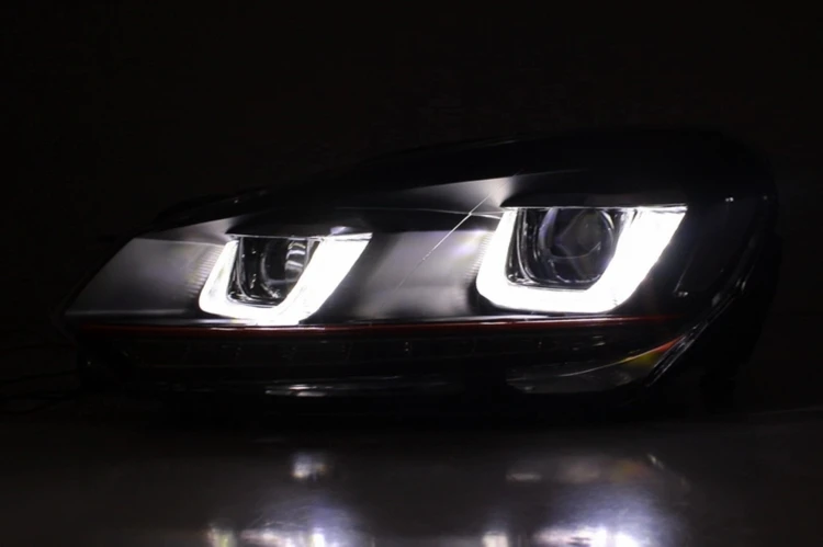 GRILL ATRAPA CHŁODNICY LAMPY REFLEKTORY FULL LED VW GOLF 6 08-12