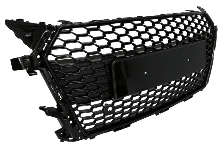 GRILL ATRAPA CHŁODNICY PLASTER MIODU AUDI TT FV 15-17 RS LOOK CZARNY POŁYSK