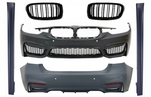 ZESTAW ZDERZAKÓW BODYKIT Z NERKAMI BMW SERII 3 F30 11-19 M3 LOOK