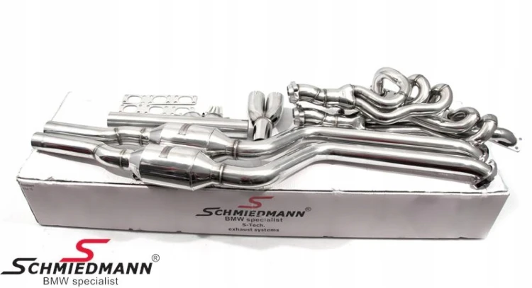 SCHMIEDMANN BMW E46 M52B28 KOLEKTOR + KATALIZATOR