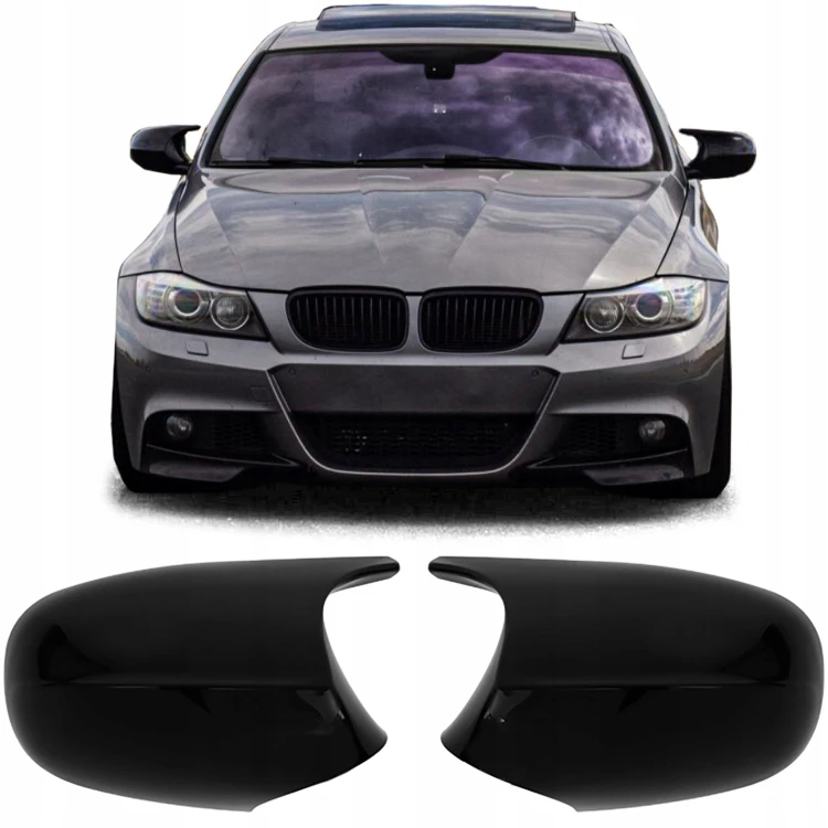 NAKŁADKI LUSTERKA OBUDOWY BMW 3 E90 E91 E92 E93 LCI BLACK