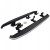 STOPNIE PROGOWE PROGI RANGE ROVER SPORT L320 2005-2013 BLACK