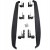 STOPNIE PROGOWE PROGI RANGE ROVER SPORT L320 2005-2013 BLACK