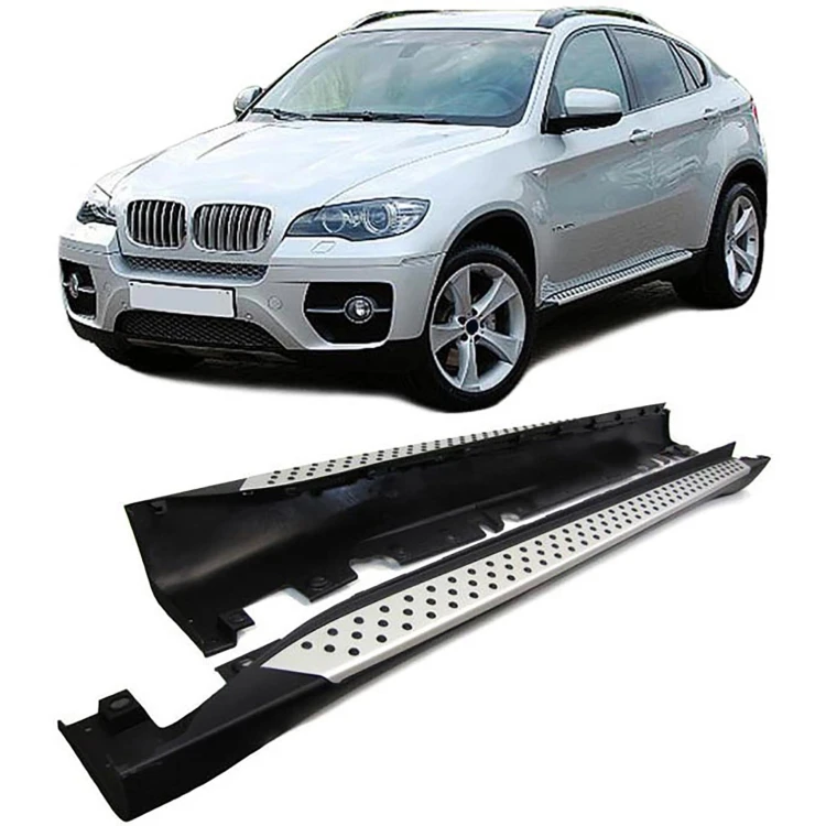 STOPNIE PROGOWE PROGI BMW X6 E71 (08-14) ALUMINIUM