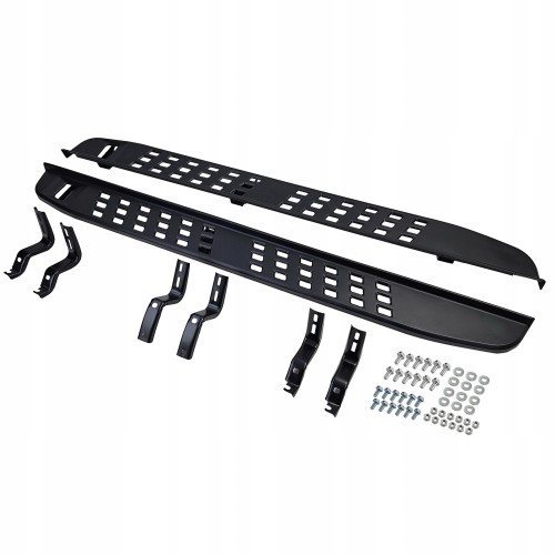 STOPNIE PROGOWE PROGI FORD RANGER T6 T7 T8 12-23 BLACK