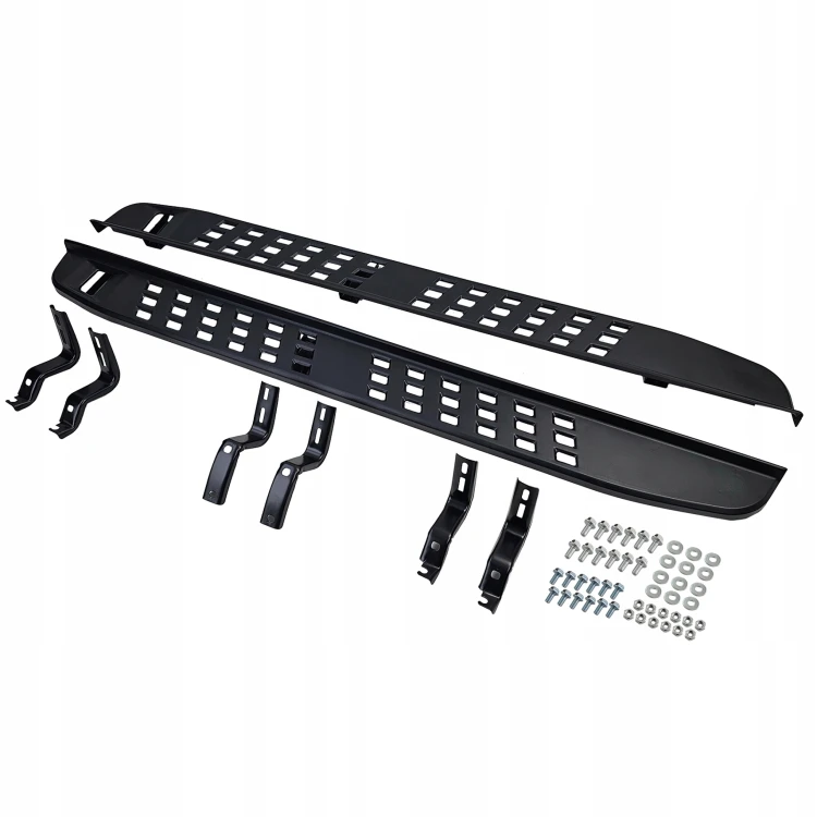 STOPNIE PROGOWE PROGI FORD RANGER T6 T7 T8 12-23 BLACK