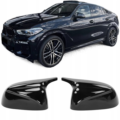 NAKŁADKI LUSTERKA OBUDOWY BMW X5 G05 X6 G06 X7 G07 BLACK