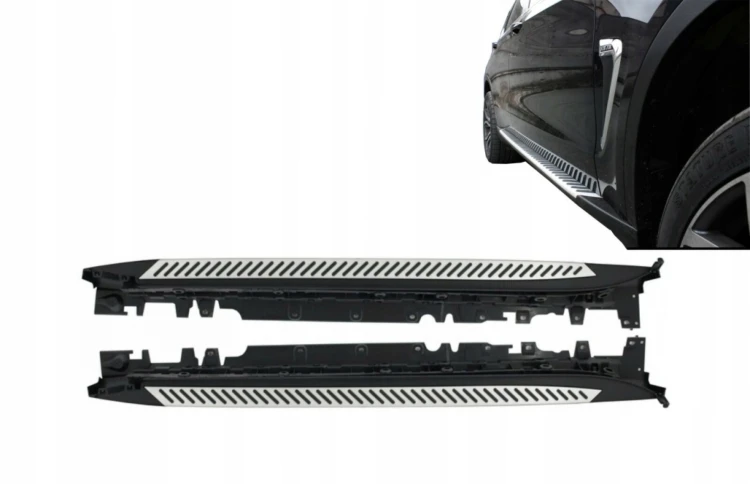 STOPNIE PROGOWE PROGI BMW X5 F15 (14-18) ALUMINIUM