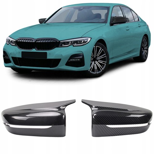 NAKŁADKI LUSTERKA OBUDOWY BMW G20 G21 G30 G31 G11 G14 G15 CARBON