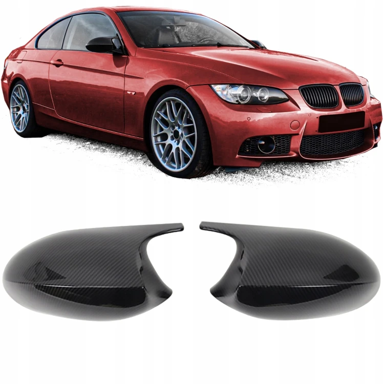 NAKŁADKI LUSTERKA OBUDOWY BMW 3 E92 E93 PRZEDLIFT BLACK
