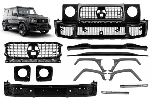 BODY KIT ZDERZAK GRILL SPOILERY PAKIET B-DESIGN MERCEDES G-KLASA W465 2024+