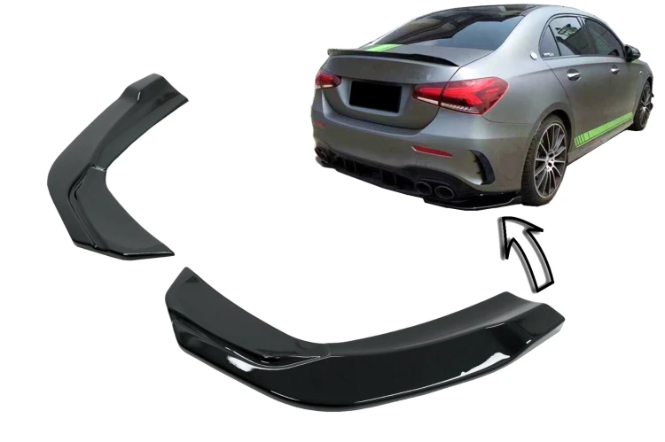 DOKŁADKI TYLNEGO ZDERZAKA SPOILERY MERCEDES A KLASA V177 A35 SEDAN (2018+)