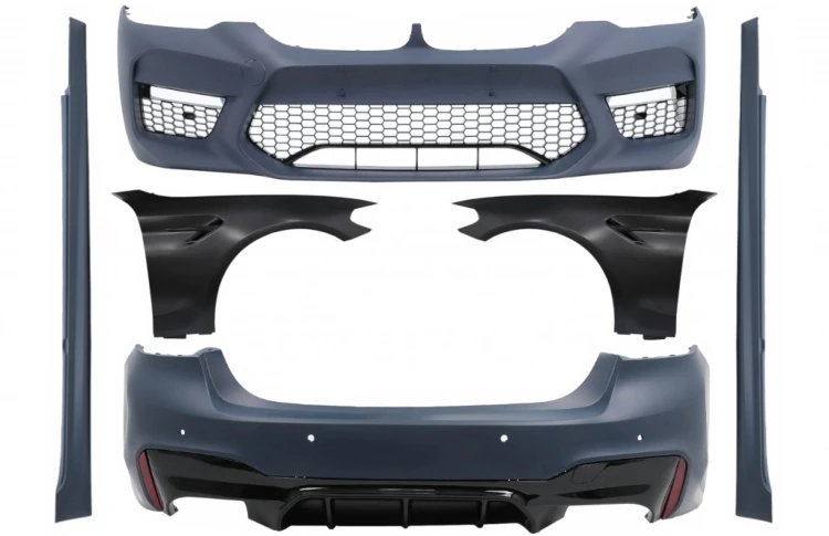 BODY KIT ZDERZAK PRZEDNI TYLNY BŁOTNIKI BMW 5 SERII G30 17-19 M5 LOOK