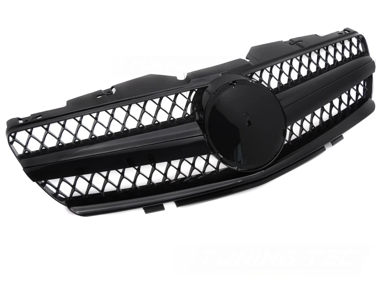 GRILL ATRAPA AMG MERCEDES SL R230 01-06 CZARNY POŁYSK