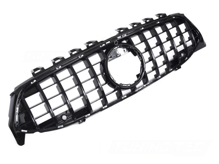 GRILL ATRAPA PANAMERICANA MERCEDES CLA W118 19-23 CZARNY POŁYSK