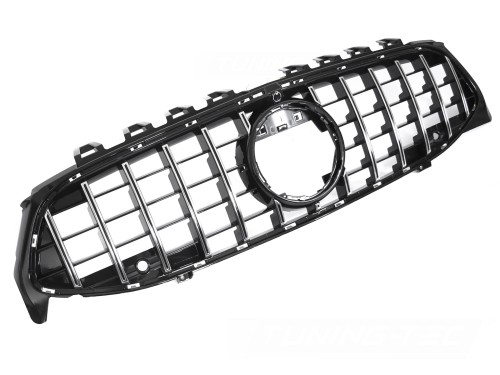 GRILL ATRAPA PANAMERICANA MERCEDES CLA W118 19-23 CHROM