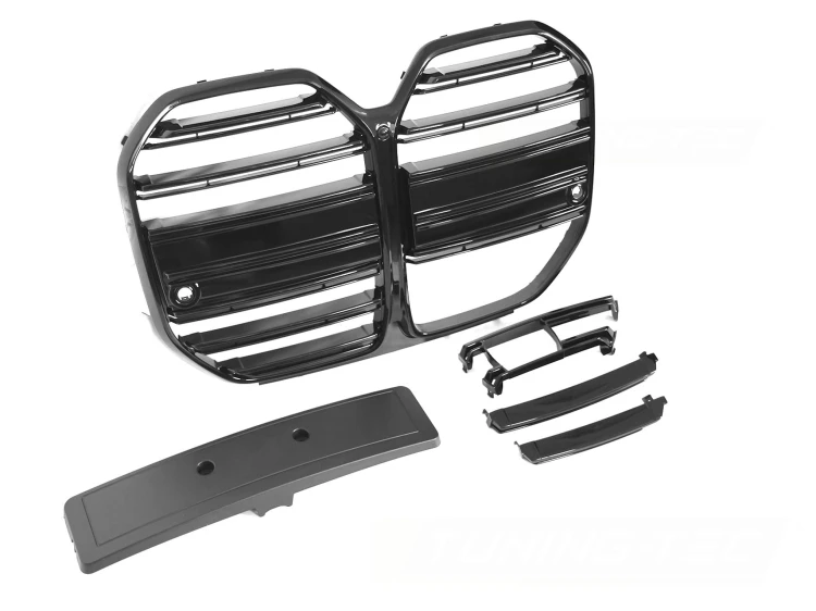 NERKI GRILL ATRAPA CZARNY POŁYSK BMW SERII 4 G26 GRAN COUPE 21+