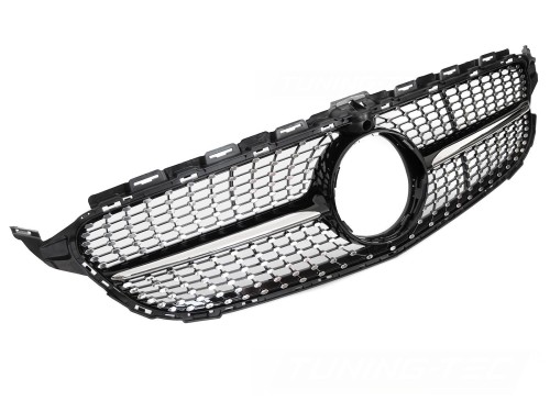 ATRAPA GRILL DIAMOND MERCEDES C KLASA W205 S205 C205 A205 16-18 AMG