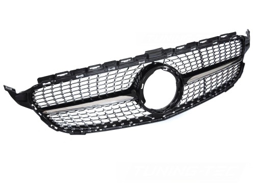 ATRAPA GRILL DIAMOND MERCEDES C KLASA W205 S205 C205 A205 18-23 AMG