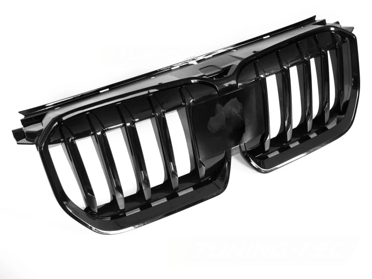 NERKI GRILL ATRAPA CZARNY POŁYSK BMW X1 U11 22+
