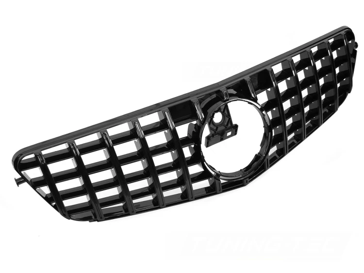 ATRAPA GRILL GLOSSY BLACK PANAMERICANA MERCEDES C KLASA W204 S204 07-14