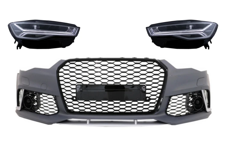 PRZEDNI ZDERZAK + REFLEKTORY LED AUDI A6 C7 4G (11-18) RS6 MATRIX DESIGN