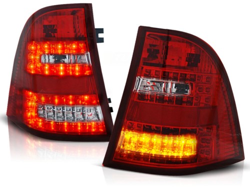 LAMPY TYLNE RED WHITE MERCEDES W163 ML M-KLASA 03.98- 05