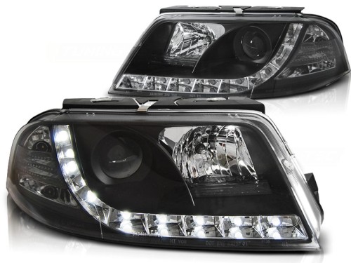 LAMPY PRZEDNIE REFLEKTORY BLACK VW PASSAT 3BG 09.00-03.05 LED