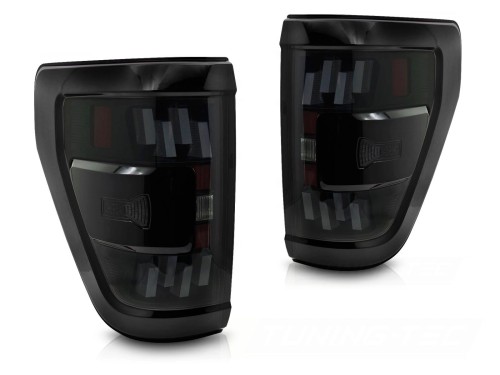 LAMPY TYLNE FULL LED SMOKE SEQ FORD F150 MK14 20-23