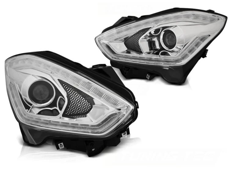 LAMPY PRZEDNIE REFLEKTORY SUZUKI SWIFT VI 17+ SEQ CHROME