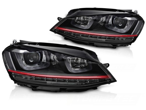 LAMPY PRZEDNIE LED GTI LOOK VW GOLF VII 13-17