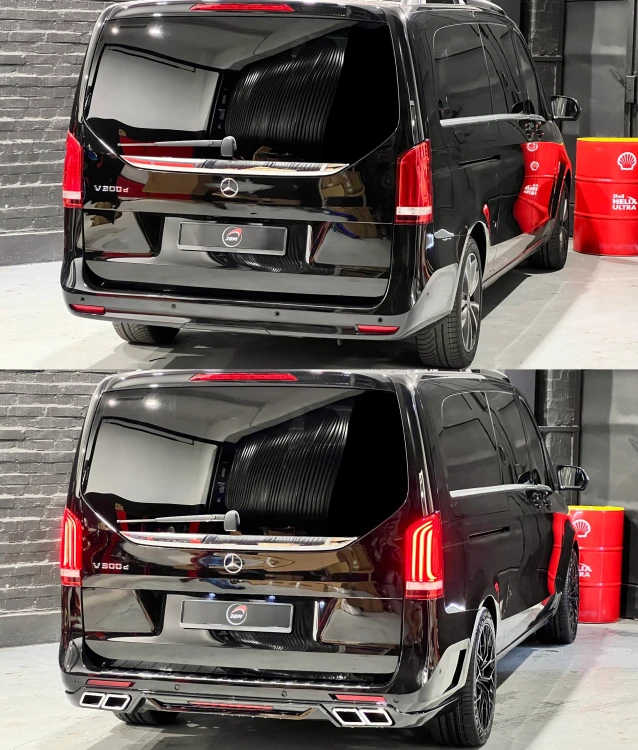 BODY KIT ZDERZAK PRZEDNI TYLNY GRILL MERCEDES V KLASA W447 EXCLUSIVE
