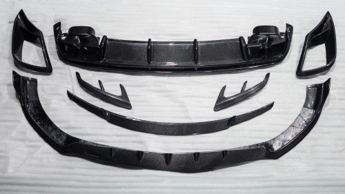 BODY KIT DOKŁADKI SPOILER DYFUZOR CARBON MERCEDES S COUPE S63 AMG B-DESIGN