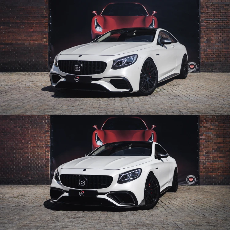 BODY KIT DOKŁADKI SPOILER DYFUZOR CARBON MERCEDES S COUPE S63 AMG B-DESIGN