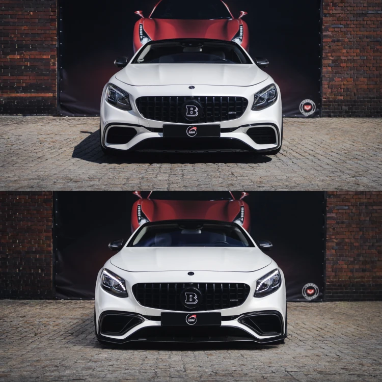 BODY KIT DOKŁADKI SPOILER DYFUZOR CARBON MERCEDES S COUPE S63 AMG B-DESIGN