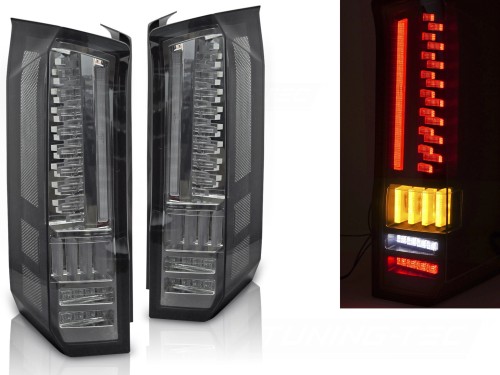 LAMPY TYLNE REFLEKTORY LED SMOKE VW CRAFTER 17 +