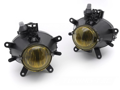 LAMPY PRZECIWMGIELNE HALOGENY YELLOW BMW SERII 3 E46 01-05 SEDAN / TOURING