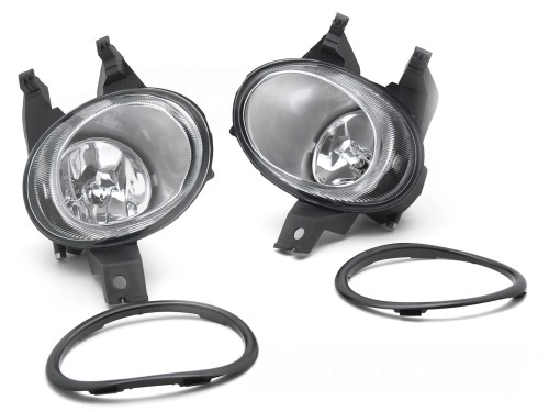 LAMPY PRZECIWMGIELNE HALOGENY CLEAR PEUGEOT 206 98-07 / 206 CC 98-07
