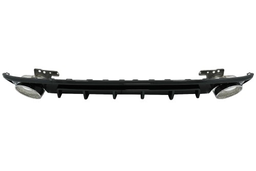DYFUZOR TYLNEGO ZDERZAKA AUDI A6 C8 4K AVANT SEDAN 18+ RS6 LOOK PIANO BLACK