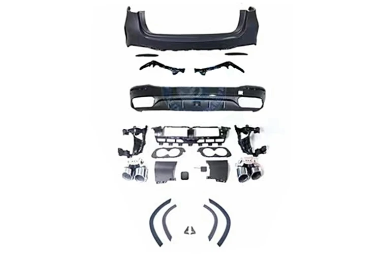 BODY KIT ZDERZAK PRZEDNI ZDERZAK TYLNY MERCEDES GLE W167 19+ GLE 53 LOOK