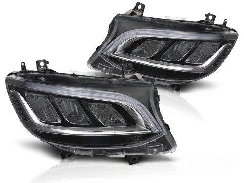 LAMPY PRZEDNIE LED CHROM MERCEDES SPRINTER 18-23